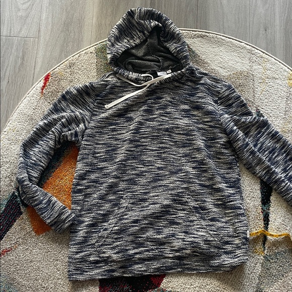Onia Other - Onia Navy and White Knit Hoodie
